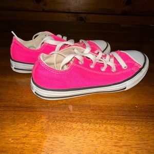 Hot Pink Youth Converse